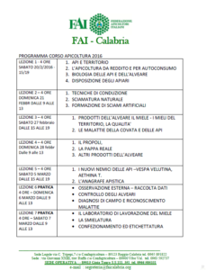 Programma Fai Apicoltura