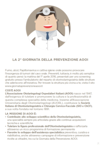 locandina prevenzione otorino