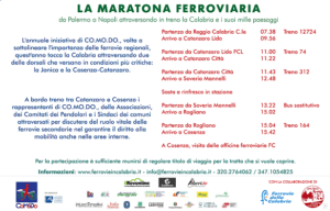 Maratona Ferroviaria locandina ritaglio