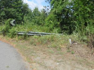 Carlopoli incidente auto foto in generale guard rail