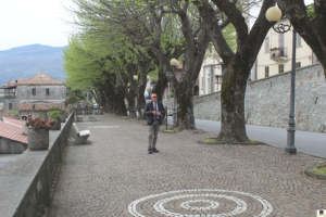 Martirano Lomardo piazza con sindaco Franco Pucci