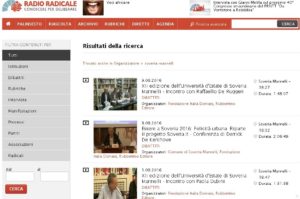 archivio radio radicale
