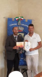 visita sindaco Ceriano Laghetto foto con sindaco di Carlopoli